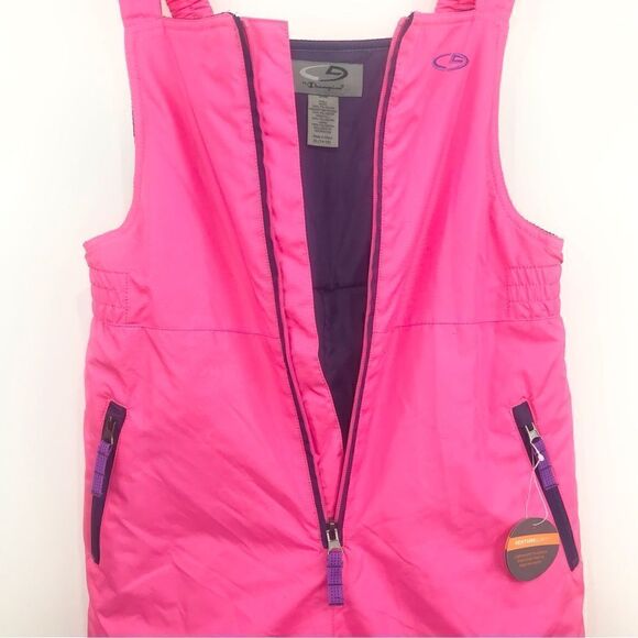 Champion Bright Pink Suspender Snow pants- New With Tags - Picture 5 of 15